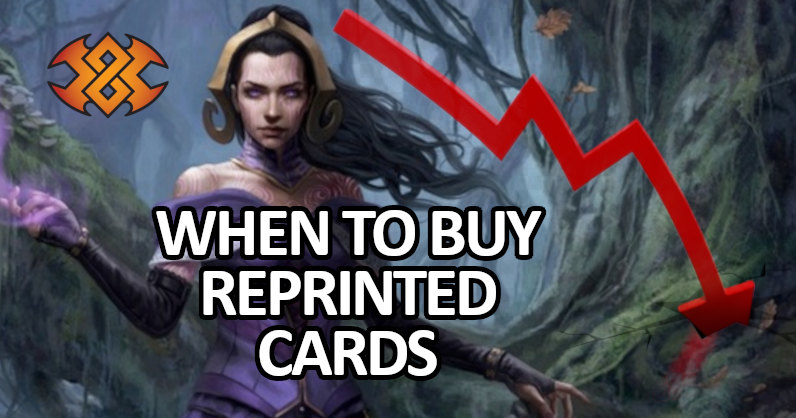When's the best time to buy reprinted cards? #mtgfinance