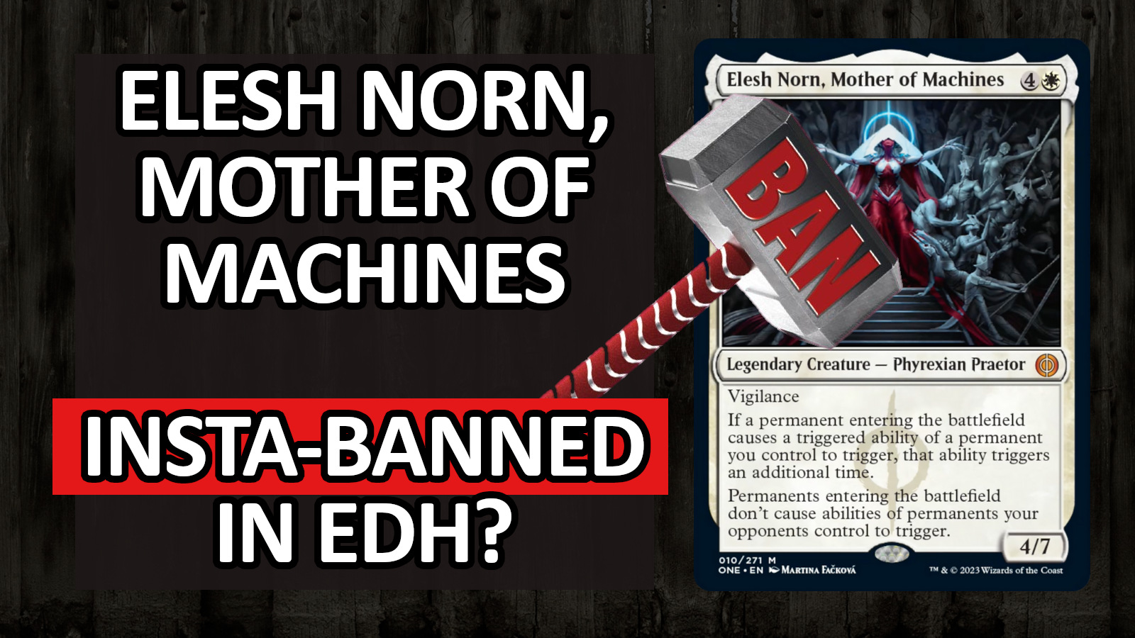 Article : Elesh Norn, Mother of Machines - Is she a problem in EDH?