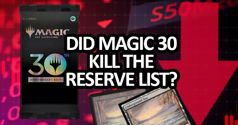 Article : Did Magic 30th Anniversary Kill Reserved List Dual Land Prices?